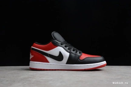 Low Toe Jordan Bred 1 1019
